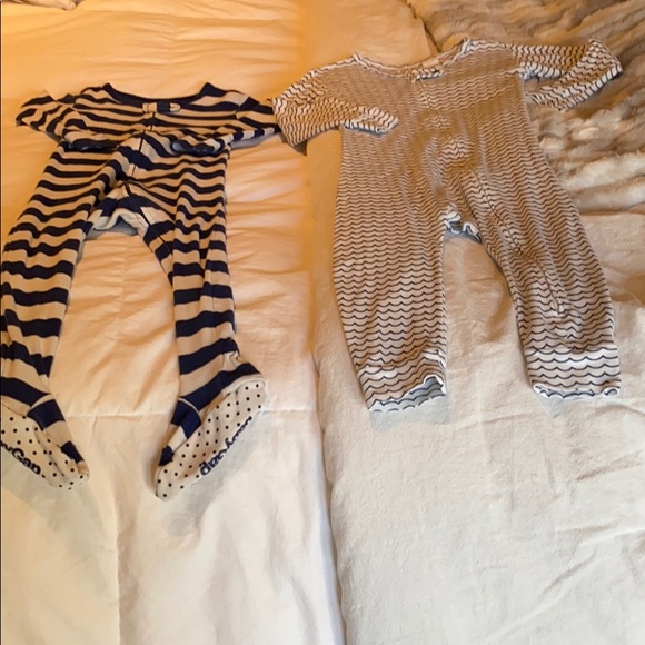 GAP Other - Baby Gap PJ’s 18-24 M Blue & White Waves & Stripes